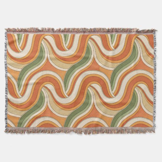 magisch golfpatroon deken (Voorkant)