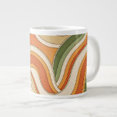 magisch golfpatroon extra grote beker (Voorkant rechts)