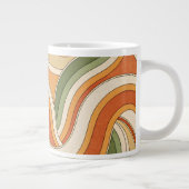 magisch golfpatroon extra grote beker (Rechts)