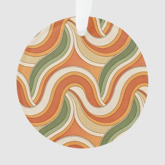 magisch golfpatroon ornament (voorkant)