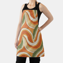 magisch golfpatroon schort