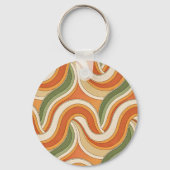 magisch golfpatroon sleutelhanger (Achterkant)