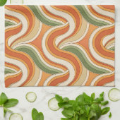 magisch golfpatroon theedoek (Gevouwen)