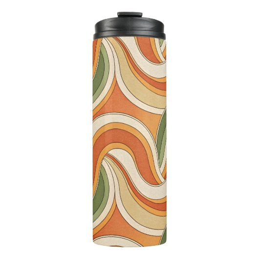 magisch golfpatroon thermosbeker (Voorkant)