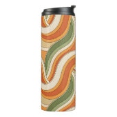 magisch golfpatroon thermosbeker (Gedraaid links)