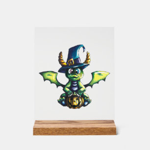 Magisch Halloween Dragon Design Acryl Bord