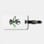 Magisch Halloween Dragon Design Bagagelabel (Achterkant horizontaal)