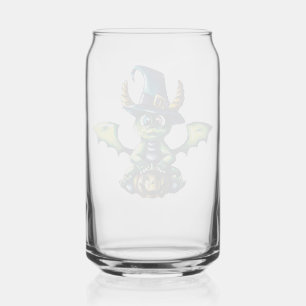 Magisch Halloween Dragon Design Blikvorm Glas