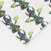 Magisch Halloween Dragon Design Fleece Deken (Hoek)