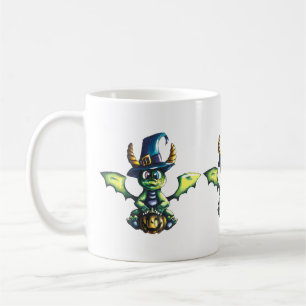 Magisch Halloween Dragon Design Koffiemok