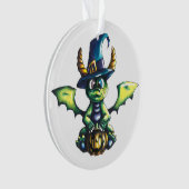 Magisch Halloween Dragon Design Ornament (voorkant)