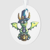 Magisch Halloween Dragon Design Ornament (voorkant)