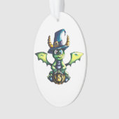 Magisch Halloween Dragon Design Ornament (voorkant)