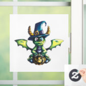 Magisch Halloween Dragon Design Raamsticker (Huis)