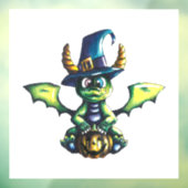 Magisch Halloween Dragon Design Raamsticker (Vel 3)