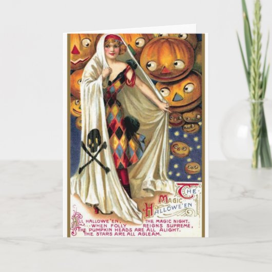 Magisch Halloween Kaart (Voorkant)