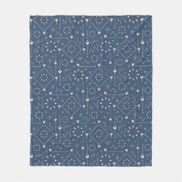 Magisch Hartpatroon Fleece Deken