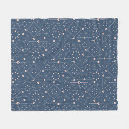 Magisch Hartpatroon Fleece Deken