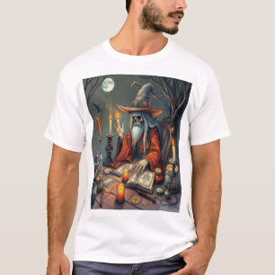 Magisch heks man t-shirt