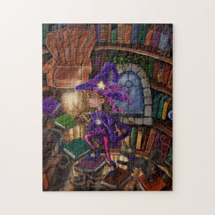 Magisch in het Poster van de Bibliotheek Legpuzzel