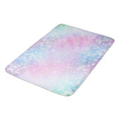 Magisch Iridescent Glitter bespaart roze design Badmat (Gekanteld)
