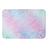 Magisch Iridescent Glitter bespaart roze design Badmat (Voorkant)