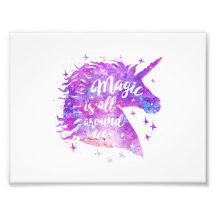 Magisch is overal om ons heen - Kies achtergrondkl Foto Afdruk