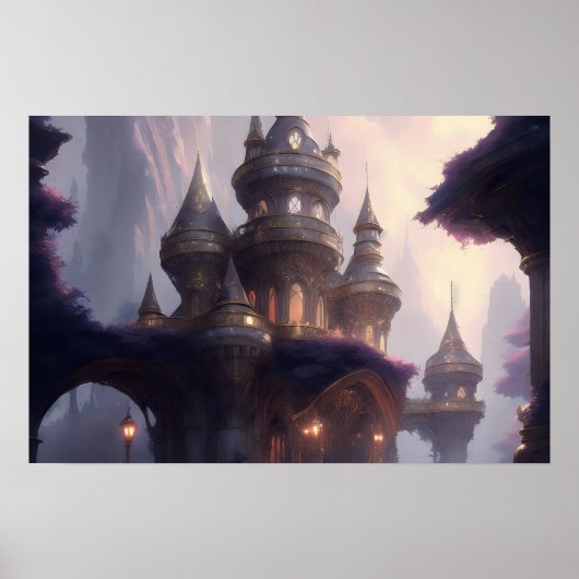Magisch kasteel poster (Voorkant)