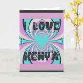 Magisch Kenia: IK HOU VAN KENIA Kaart (Gele Bloem)