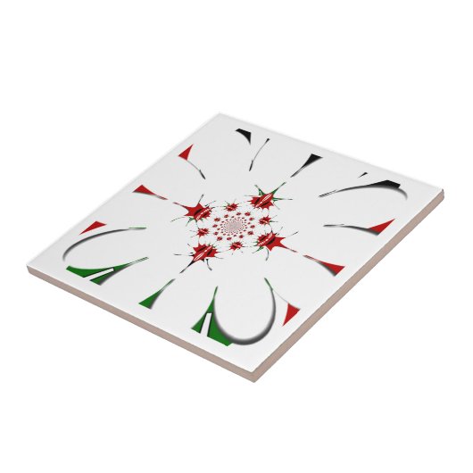 Magisch Kenia: Omarm cultuur Kaleidoscoop 🇰🇪. Tegeltje (Zijkant)