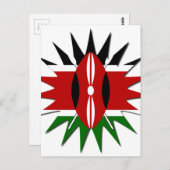 Magisch Kenia: Vier Wereld Toerisme Dag 🇰🇪 Briefkaart (Voorkant / Achterkant)