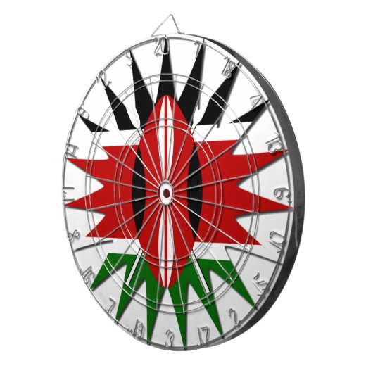 Magisch Kenia: Vier Wereld Toerisme Dag 🇰🇪 Dartbord (Voorkant Rechts)