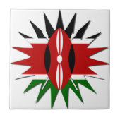 Magisch Kenia: Vier Wereld Toerisme Dag 🇰🇪 Tegeltje (Voorkant)