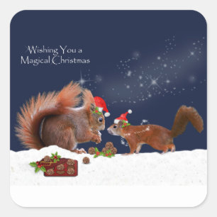 Magisch Kerst sticker