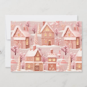 Magisch Kerstdorp Gepersonaliseerd Feestdagenkaart
