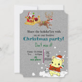 Magisch kerstfeest kaart (Voorkant)