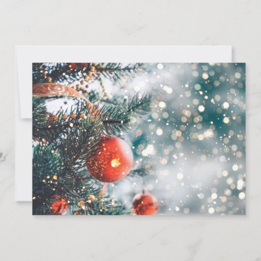 Magisch kerstscript kerstfeest kaart (Achterkant)