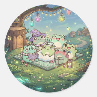 Magisch Kikkerdorpssticker Ronde Sticker