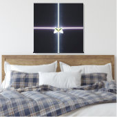 Magisch Kruis Canvas Afdruk (Insitu (Slaapkamer))