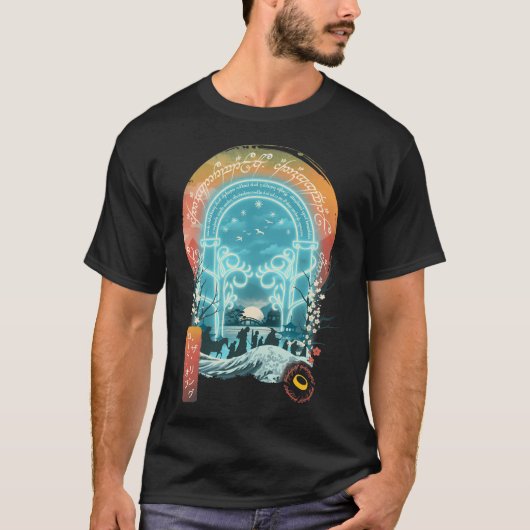 Magisch landschap t-shirt (Voorkant)