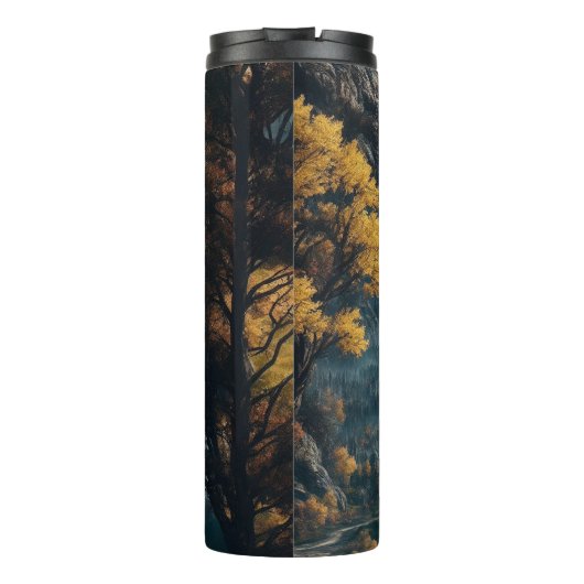 Magisch landschap thermosbeker (Achterkant)