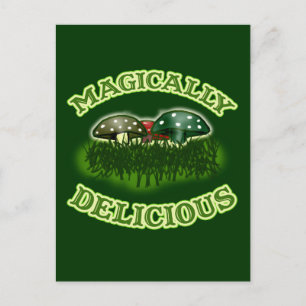 Magisch lekker met champignons briefkaart