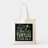 Magisch maakt dat de schildpadden uit de dunne luc tote bag (Achterkant)