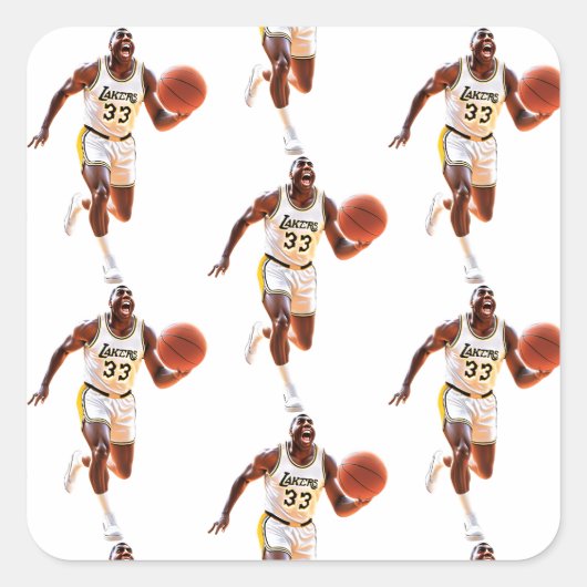 Magisch Man 33 Vierkante Sticker (Voorkant)