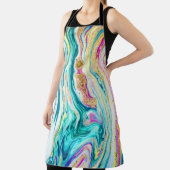 Magisch Markeren: Metallic Paint Design. Schort (Insitu)