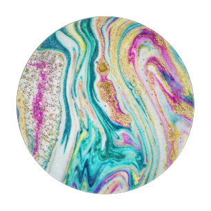 Magisch Markeren: Metallic Paint Design. Snijplank