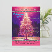 Magisch moment Droomlike Kerstfeest Kaart (Staand voorkant)