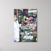 Magisch moment in Misloc Markt Hongarije Canvas Afdruk (Voorkant)