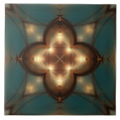 Magisch mystisch glanzend patroon tegeltje (Voorkant)