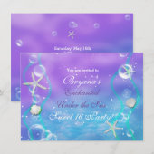 Magisch onder de uitnodiging van de partij van de (Voorkant / Achterkant)